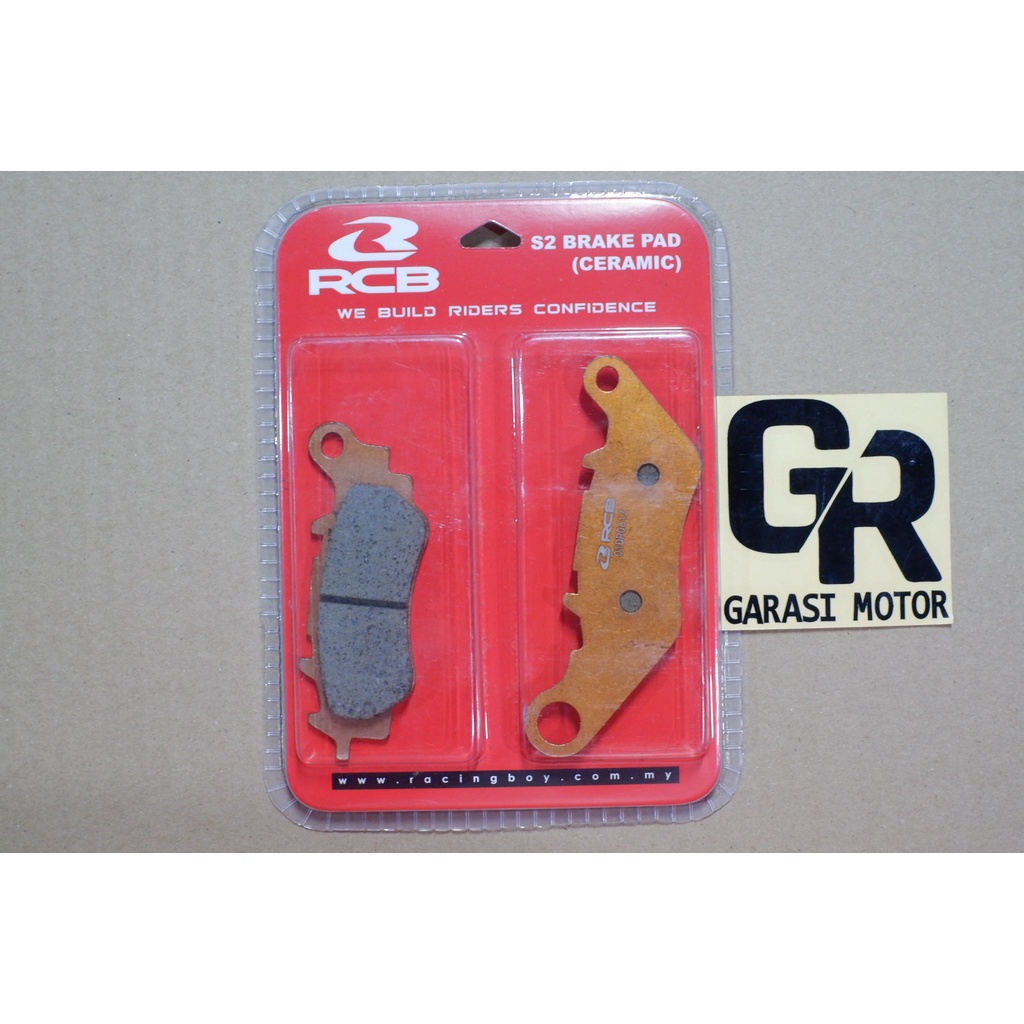 Jual Kampas Rem Ceramic Rcb S2 Untuk Kaliper Racingboy S3 Shopee