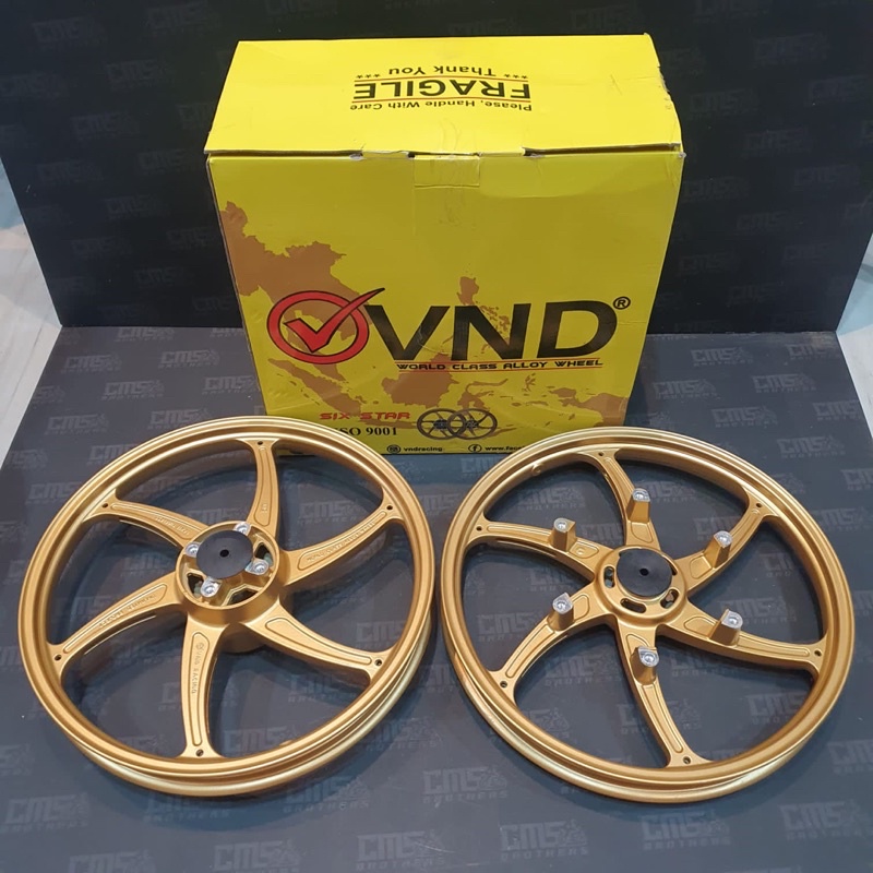 Jual Velg Velek Racing Vnd Six Star Ring Honda Sonic Gold Matte