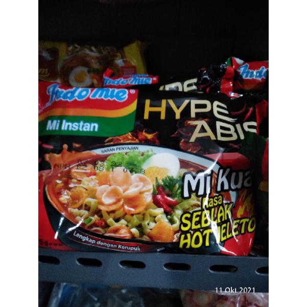 Jual Indomie Hype Abis Mi Kuah Rasa Seblak Hot Jeletot Gr Shopee