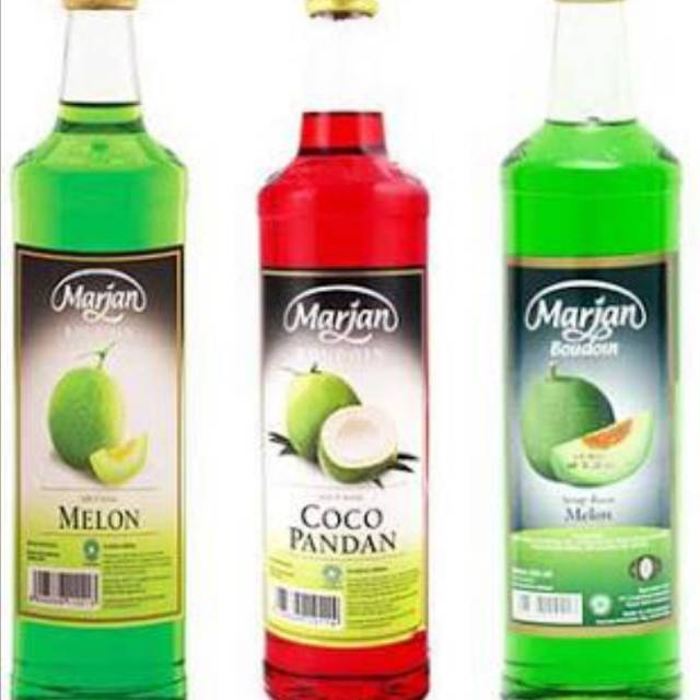 Jual Sirup Marjan Cocopandan Melon 460ml Shopee Indonesia