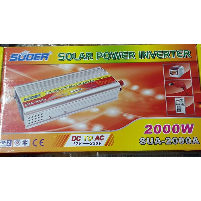 Jual Power Inverter W V Dc To V Ac Merk Suoer Sua A