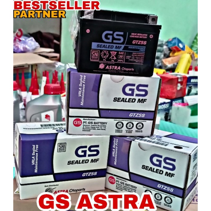 Jual Aki Motor Gs Astra Kering Kph Gtz S Beat Karbu Vario Scoopy