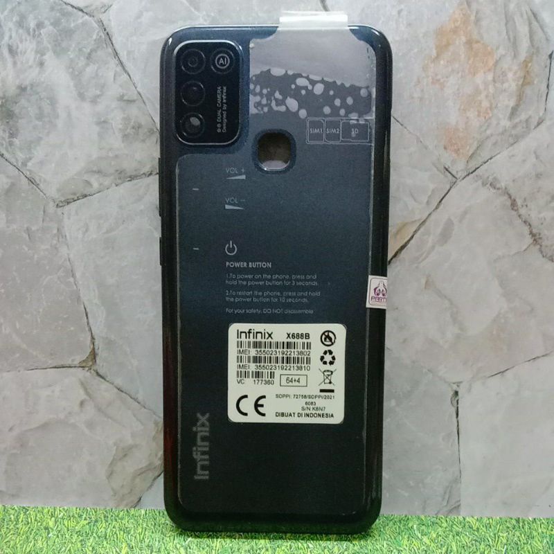 Jual Backdoor Backcover Casing Belakang Infinix Hot 10 Play X688