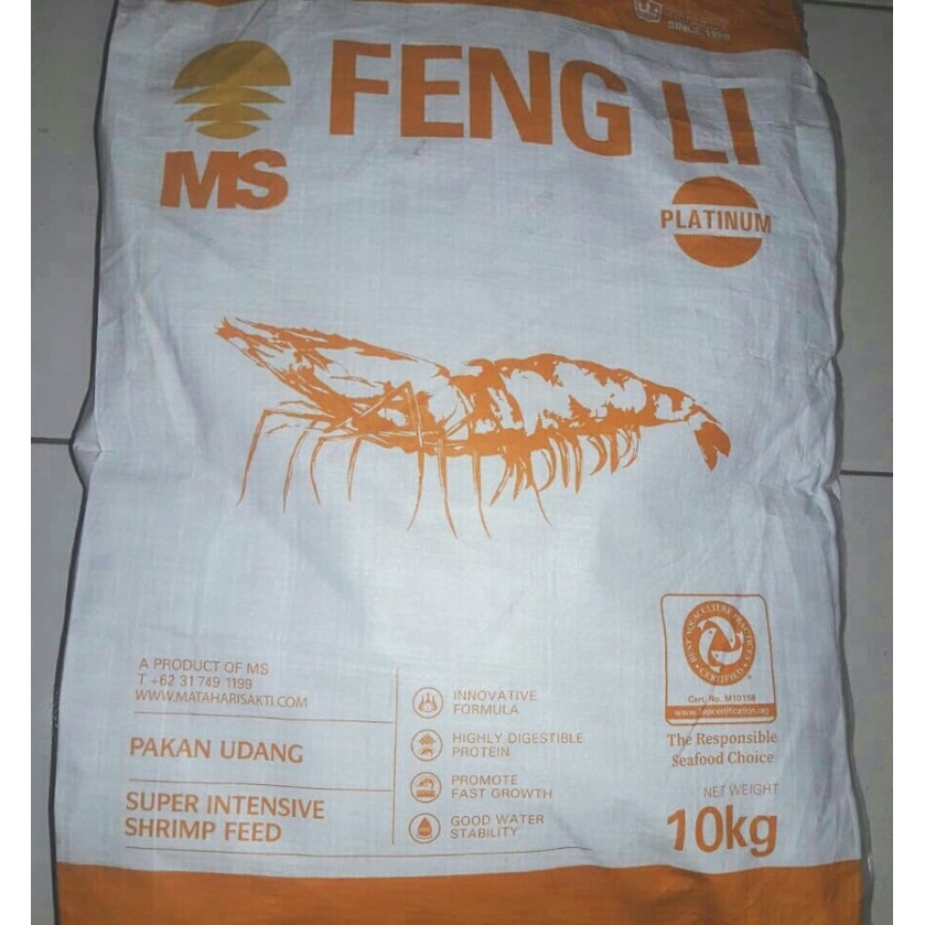 Jual Pakan Udang Lobster Burayak Fengli Feng Li Fl Repack Kg Kg