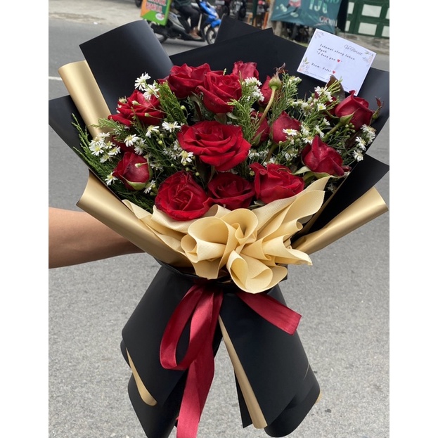 Jual Buket Bunga Mawar Segar Buket Wisuda Frash Rose Bouquet