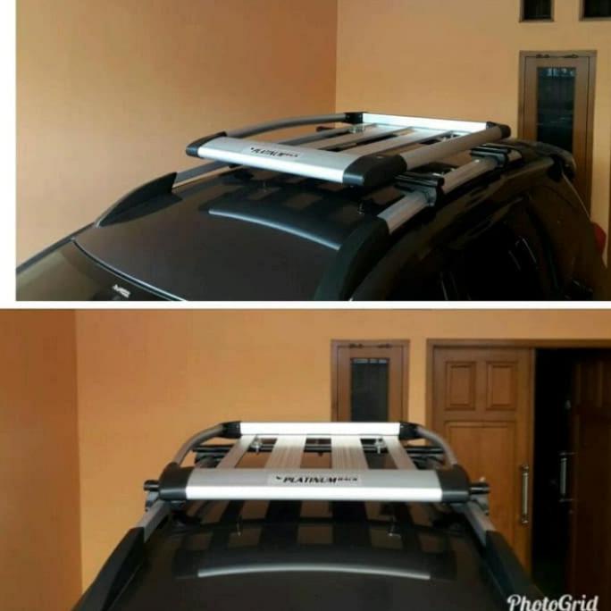 Jual Cross Bar Jepit Roof Rail Rack Platinum Oval Fortuner Old New