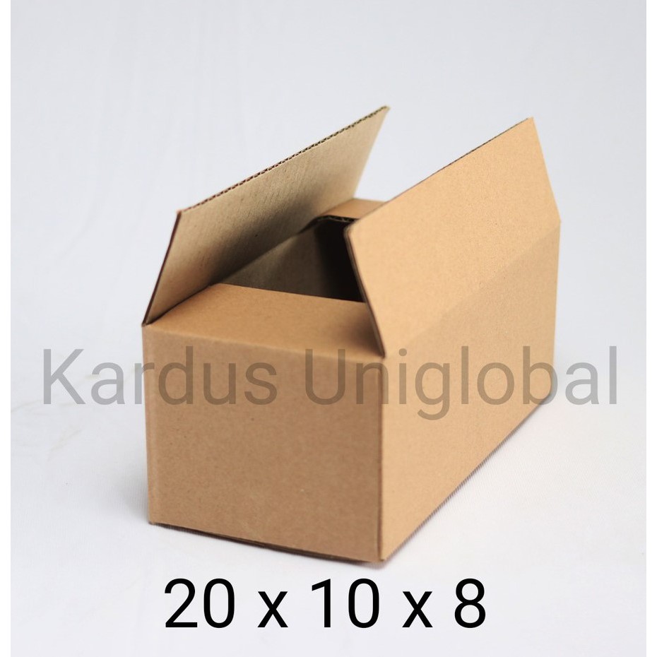 Jual KARDUS BOX PACKING POLOS 20x10x8 Duplicate Shopee Indonesia