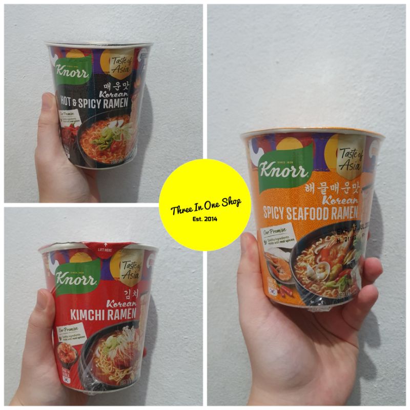 Jual READY STOCK Knorr Korean Instant Cup Ramen 65g Shopee Indonesia