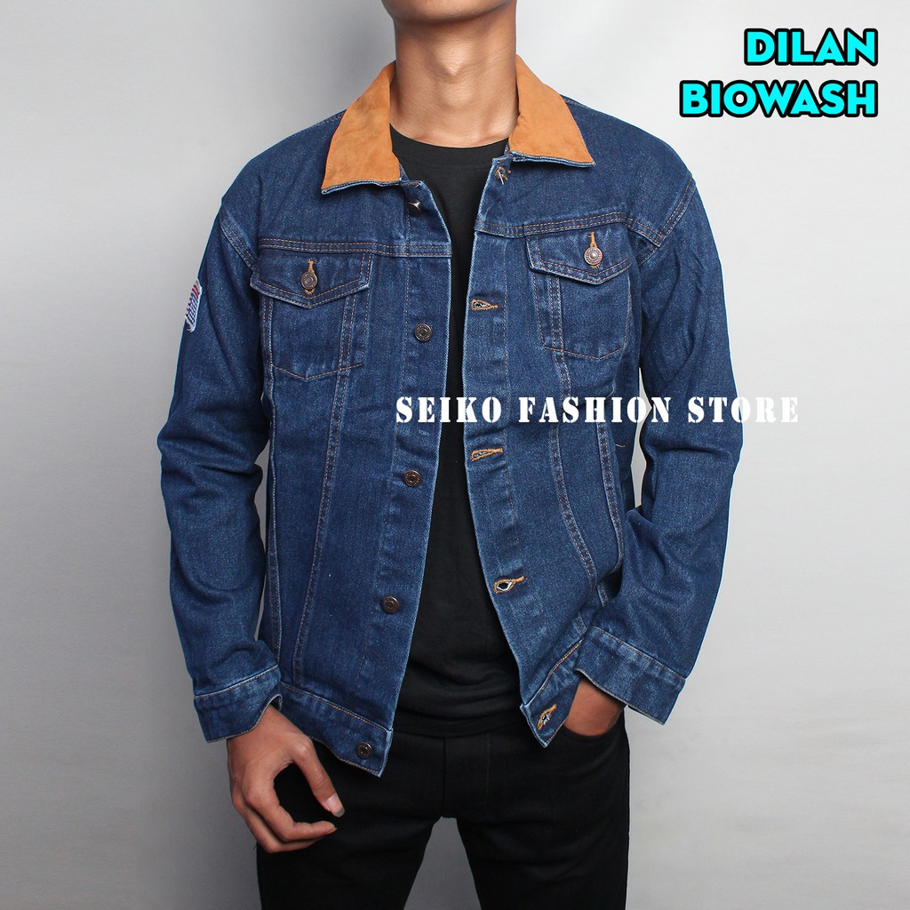 Jual Jaket Jeans Pria Dilan 1990 Dilan Ganteng Dan Keren Jaket Jeans