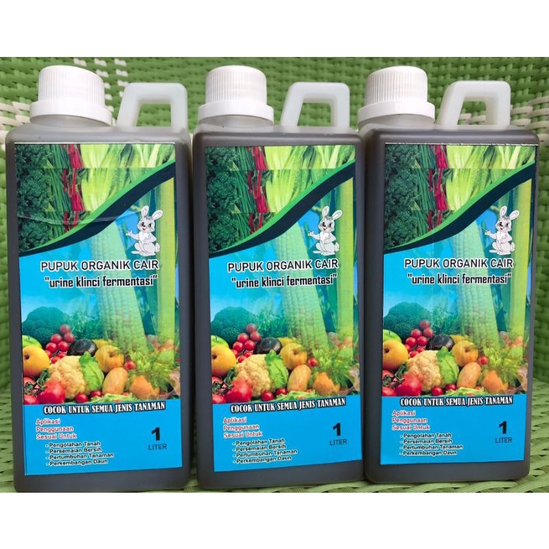 Jual POC Urine Kelinci Fermentasi 1 Liter Shopee Indonesia