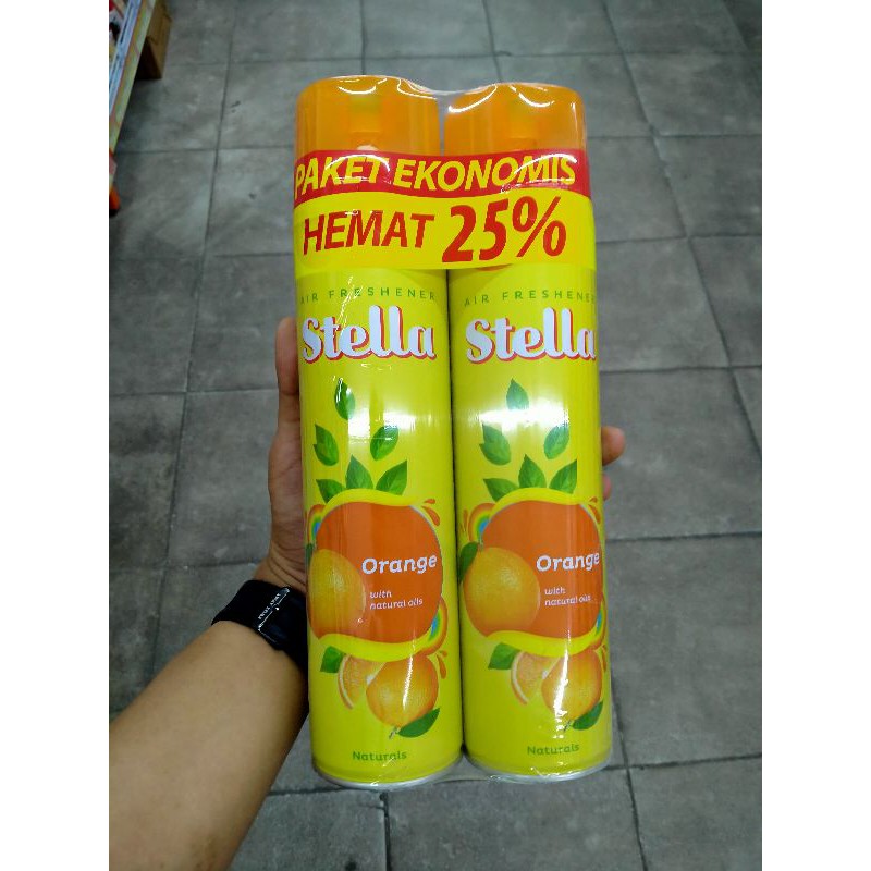 Jual Stella Aerosol Spray X Ml Pengharum Ruangan Semprot Orange