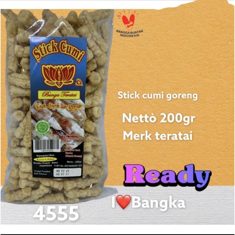 Jual Kerupuk Stick Cumi Goreng Cap Teratai Rp Gram Shopee