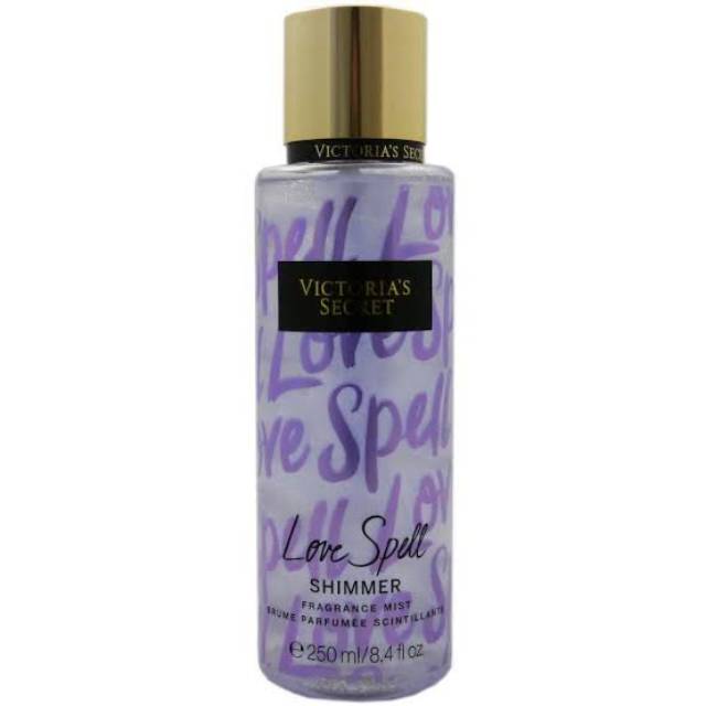 Jual Victoria Secret Love Spell Shimmer 250ml Body Mist Shopee Indonesia