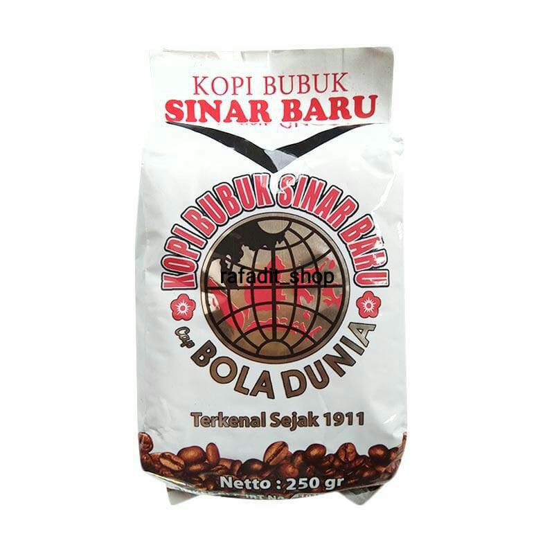 Jual Kopi Bubuk Sinar Baru Bola Dunia Netto Gram Shopee Indonesia