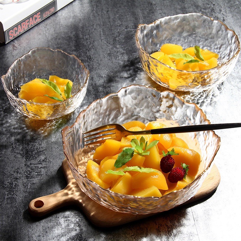 Jual Mangkok Japanese Glass Fruit Salad Bowl Mangkok Salad Transparan