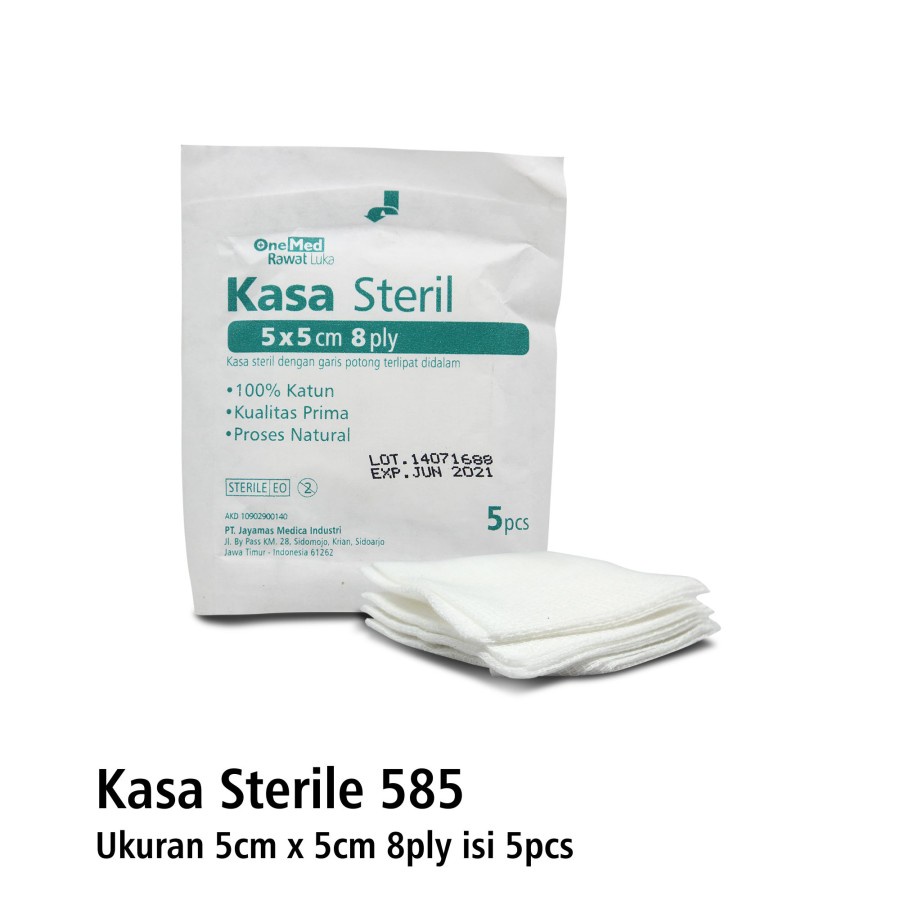 Jual Kasa Steril Onemed X Cm Ply Isi Pcs Shopee Indonesia