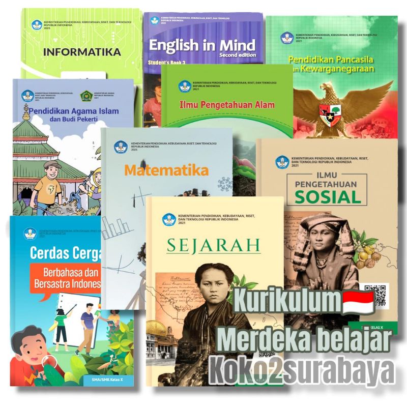 Jual BUKU PAKET SMA KELAS 10 KURIKULUM MERDEKA SEKOLAH PENGGERAK EDISI