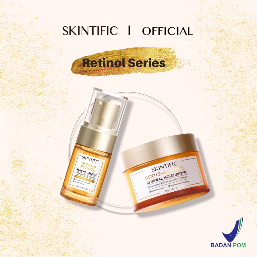 Jual Skintific Gentle A Retinol Renewal Series Shopee Indonesia