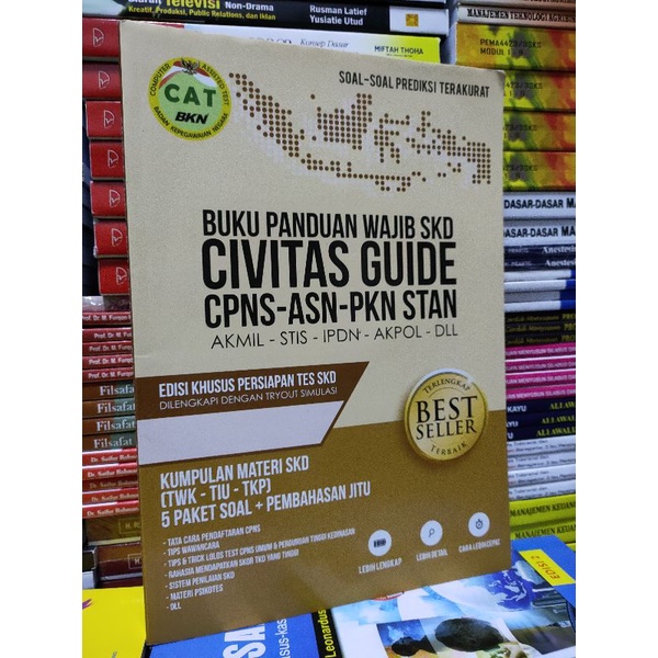 Jual Buku Panduan Wajib SKD Civitas Guide CPNS ASN PKN STAN