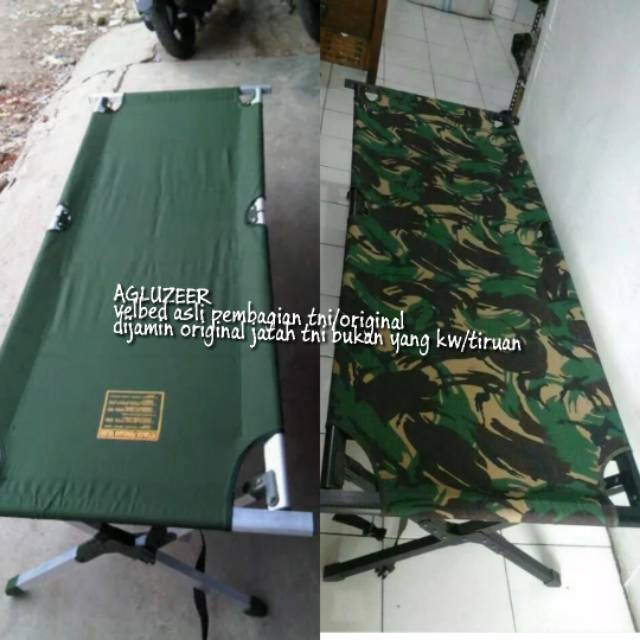 Jual Folding Bed Asli Pembagian Tni Velbed Asli Jatah Tni Tempat Tidur