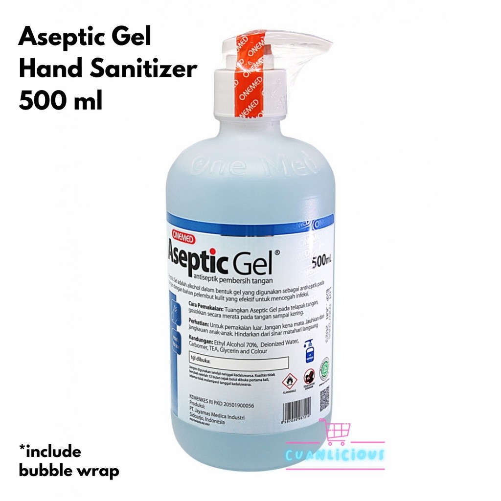 Jual Onemed Aseptic Gel Dispenser Pump 500ml Shopee Indonesia