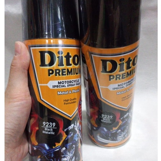 Jual Pilok Pilox Diton Premium Warna Metallic Black Hitam Metalik