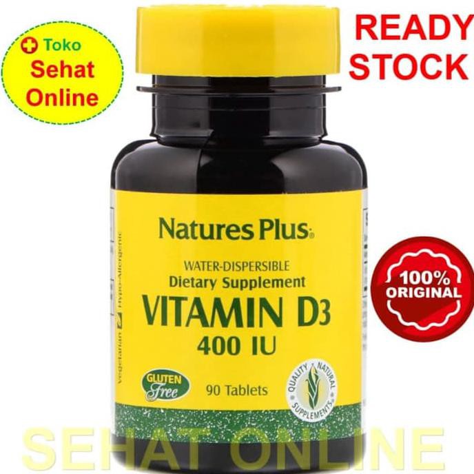 Jual Vitamin Nature S Plus Vitamin D3 400 Iu 90 Tablet Multivitamin D