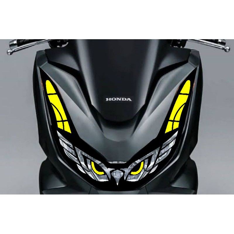 Jual STIKER CUTTING MATA ELANG PCX 160 NEW CUTTING STIKER LAMPU PCX