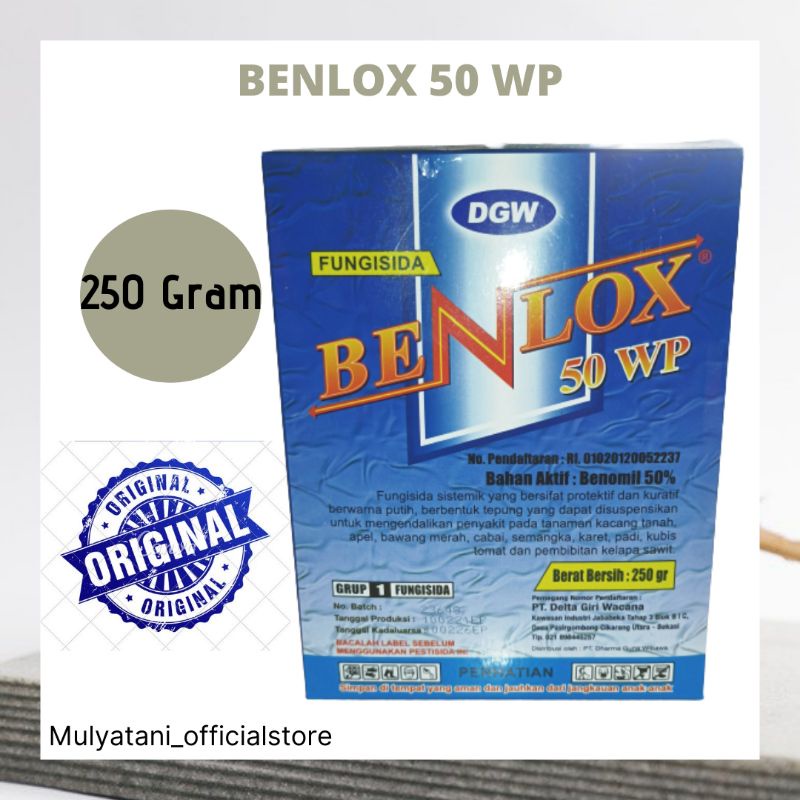 Jual Benlox 50 WP Fungisida 250 Gram Original Shopee Indonesia