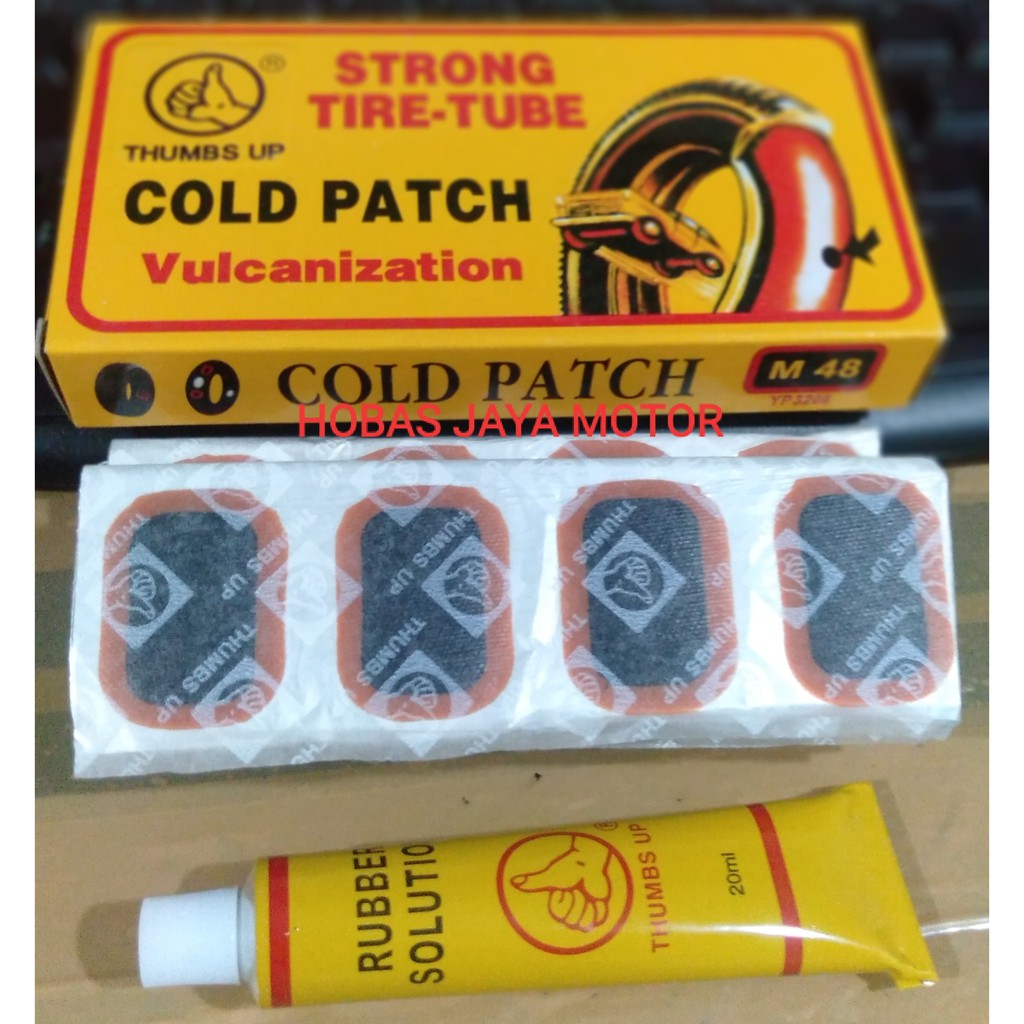 Jual Cold Patch Tip Top M48 L24 Lem Karet Tambal Ban Sepeda Motor Mobil