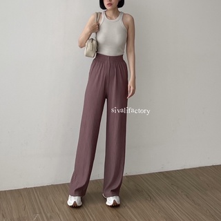 Jual Sivali Bora Pants Celana Kulot Knit Wanita Tebal Celana