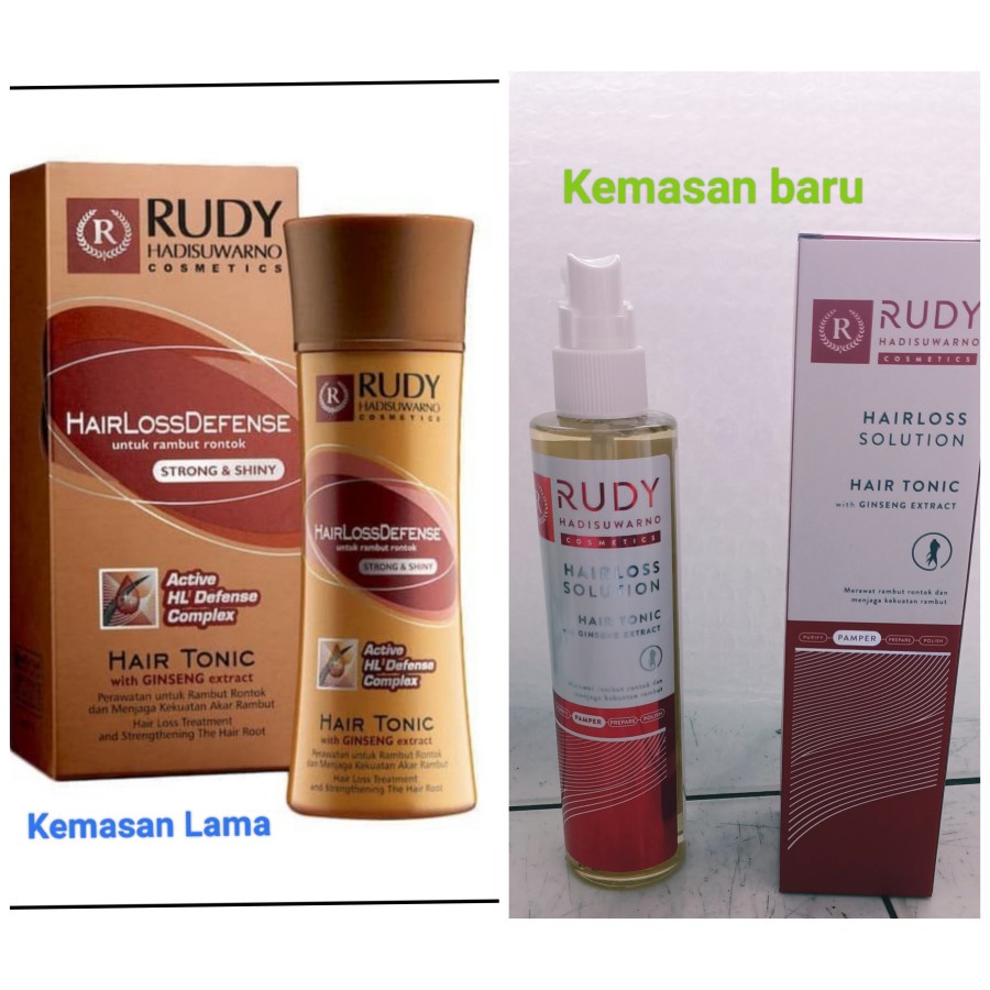 Jual Rudy Hadisuwarno Hair Tonic Ginseng Loss Defense Ml Shopee