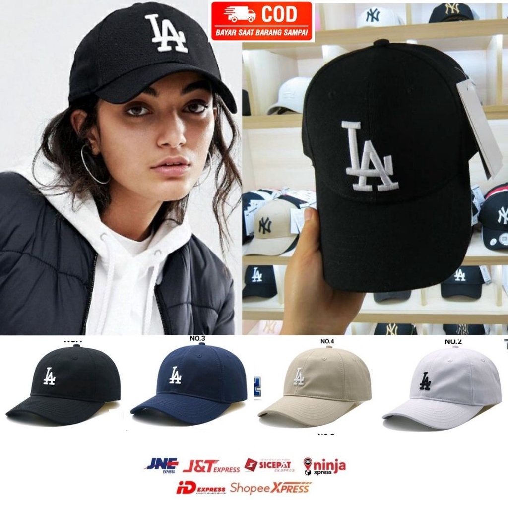 Jual Promo Bisa Cod Topi Baseball Dewasa La Los Angeles Pria Wanita