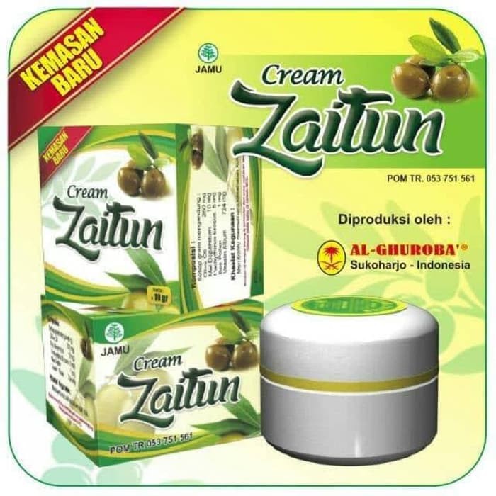 Jual Cream Zaitun Al Ghuroba Cream Wajah Herbal Alami Sudah Terdaftar