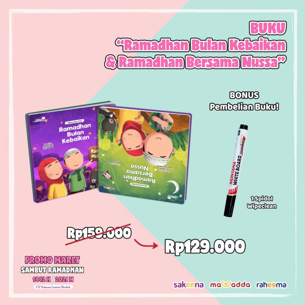 Jual Nussa Rara Twin Book Ramadhan Bulan Kebaikan Shopee Indonesia