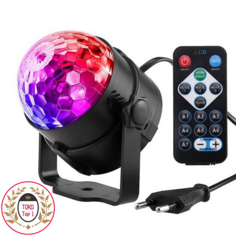 Jual LAMPU DISCO HIAS LED RGB KAMAR PUTER BENTUK PANGGUNG PROYEKTOR