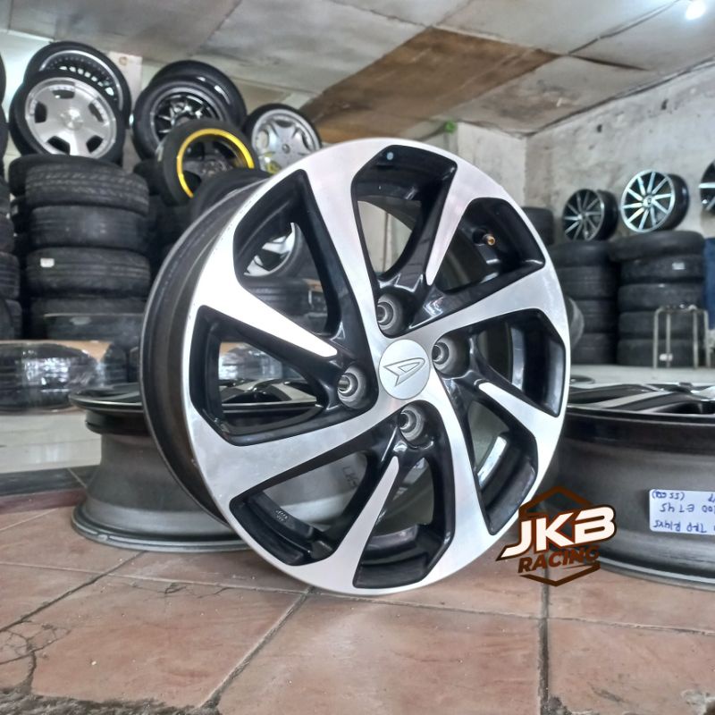 Jual VELG SECOND STANDAR MOBIL AYLA TRD R14 PCD 4X100 PNP SIGRA CALYA