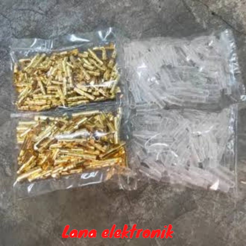 Jual Socket Skun Peluru Motor Bulat Male Female Cover Karet 100set