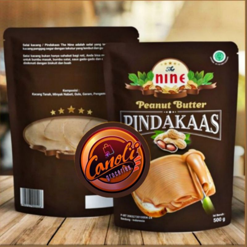 Jual Selai Kacang Nine Pindakaas 500 Gr Pindekas Peanut Butter