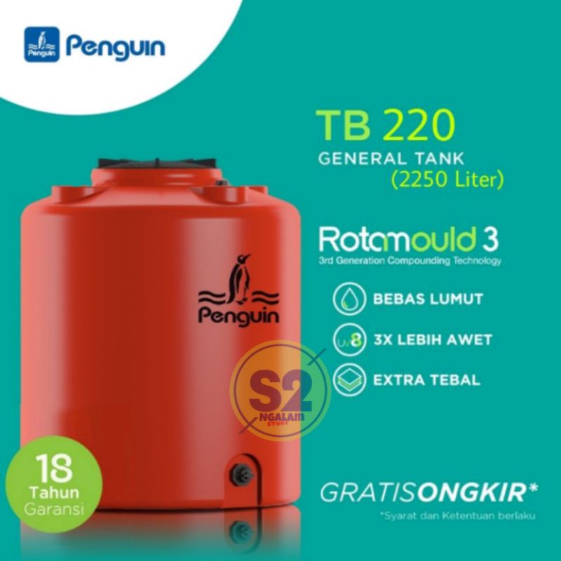 Jual Tandon Air Toren Air Tangki Air PENGUIN R3 2250 Liter Invoice