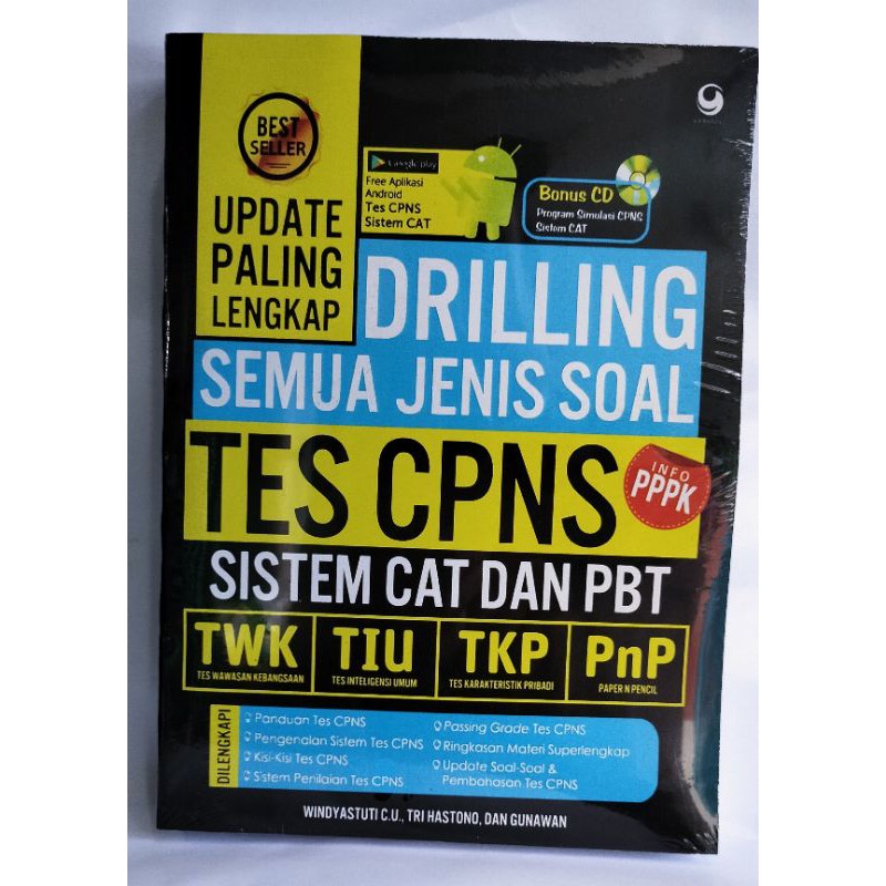 Jual Buku UPDATE PALING LENGKAP DRILLING SEMUA JENIS SOAL TES CPNS