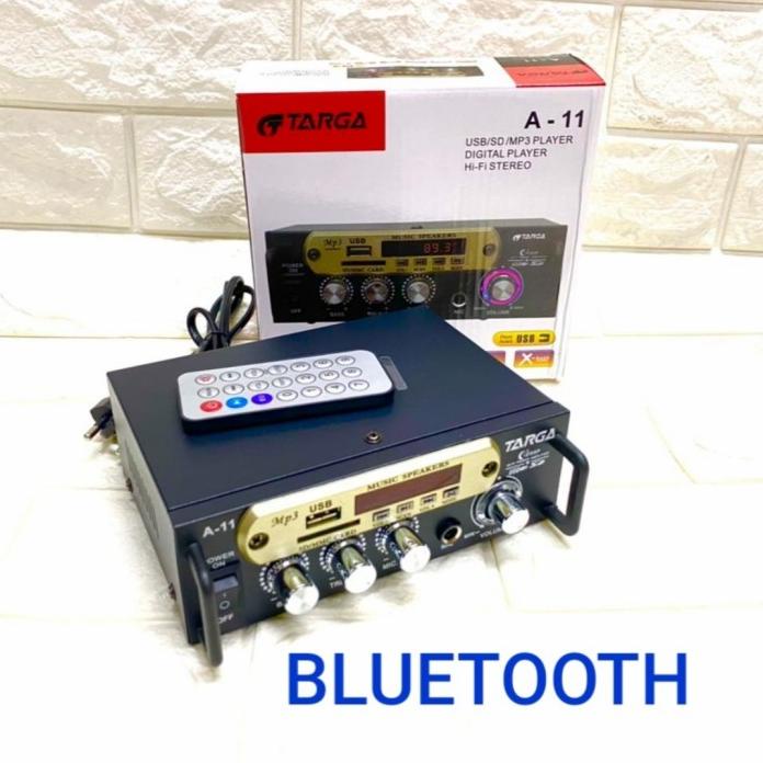 Jual Power Amplifier Targa A Original Bluetooth Usb Sd Radio Wau