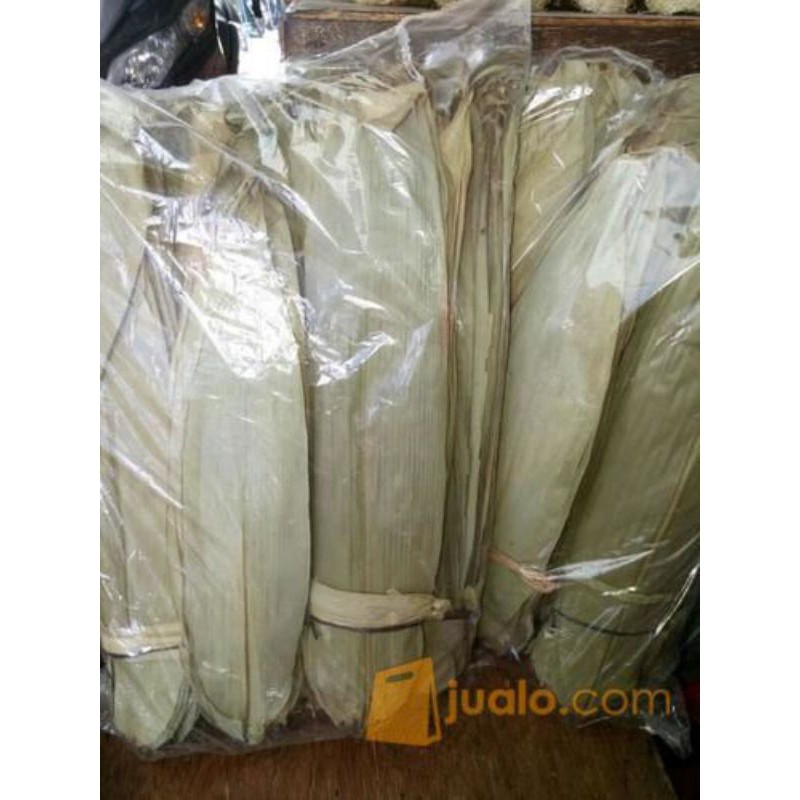 Jual Daun Bambu Kering Bungkus Bacang Kicang 1 Pak Isi 70 Lembar