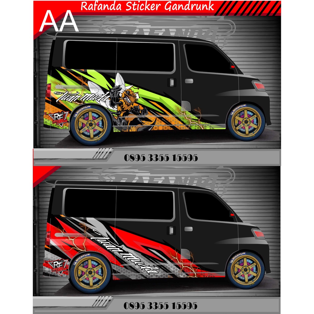 Jual Stiker Decal Luxio Grandmax Apv Avanza Sedan Dll Shopee Indonesia