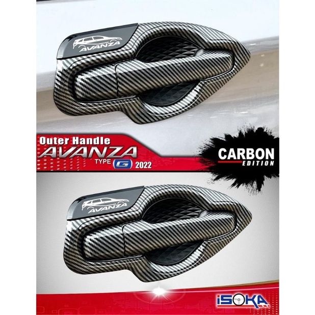 Jual Paket Handle Keyless Outer Carbon Model Exlusive Avanza 2022 2024