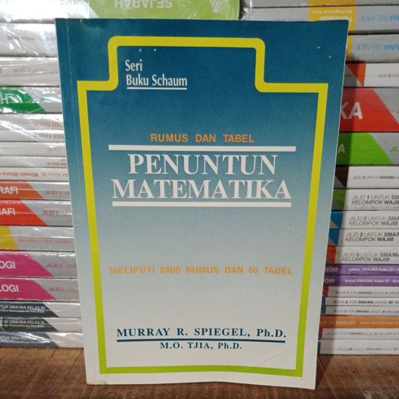 Jual Original Seri Buku Schaum Rumus Dan Tabel Penuntun Matematika By