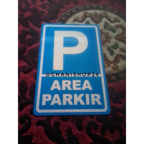 Jual Plang Rambu Area Parkir Alumunium Plat Shopee Indonesia