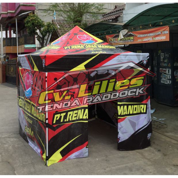 Jual Tenda Paddock X Lipat Putih Biasa Shopee Indonesia