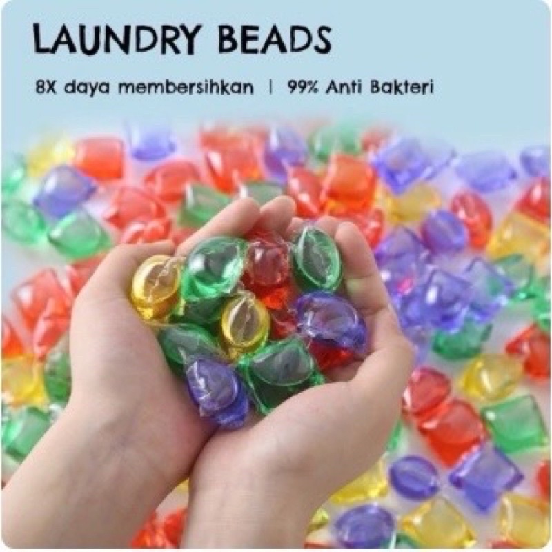 Jual Laundry Gel Ball Isi Pcs Sabun Cuci Baju Antiseptik Loundry