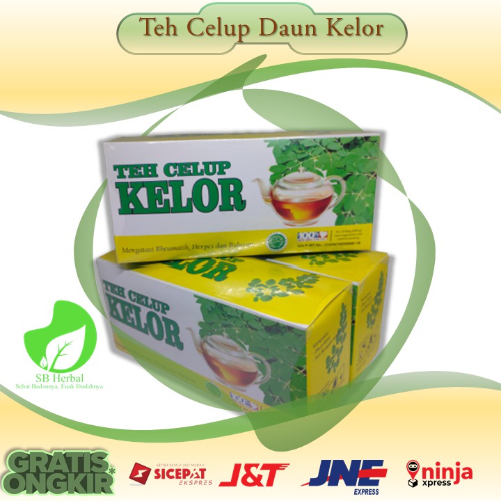 Jual Teh Celup Daun Kelor HIkmah Isi 20 Teh Pelancar Asi Obat